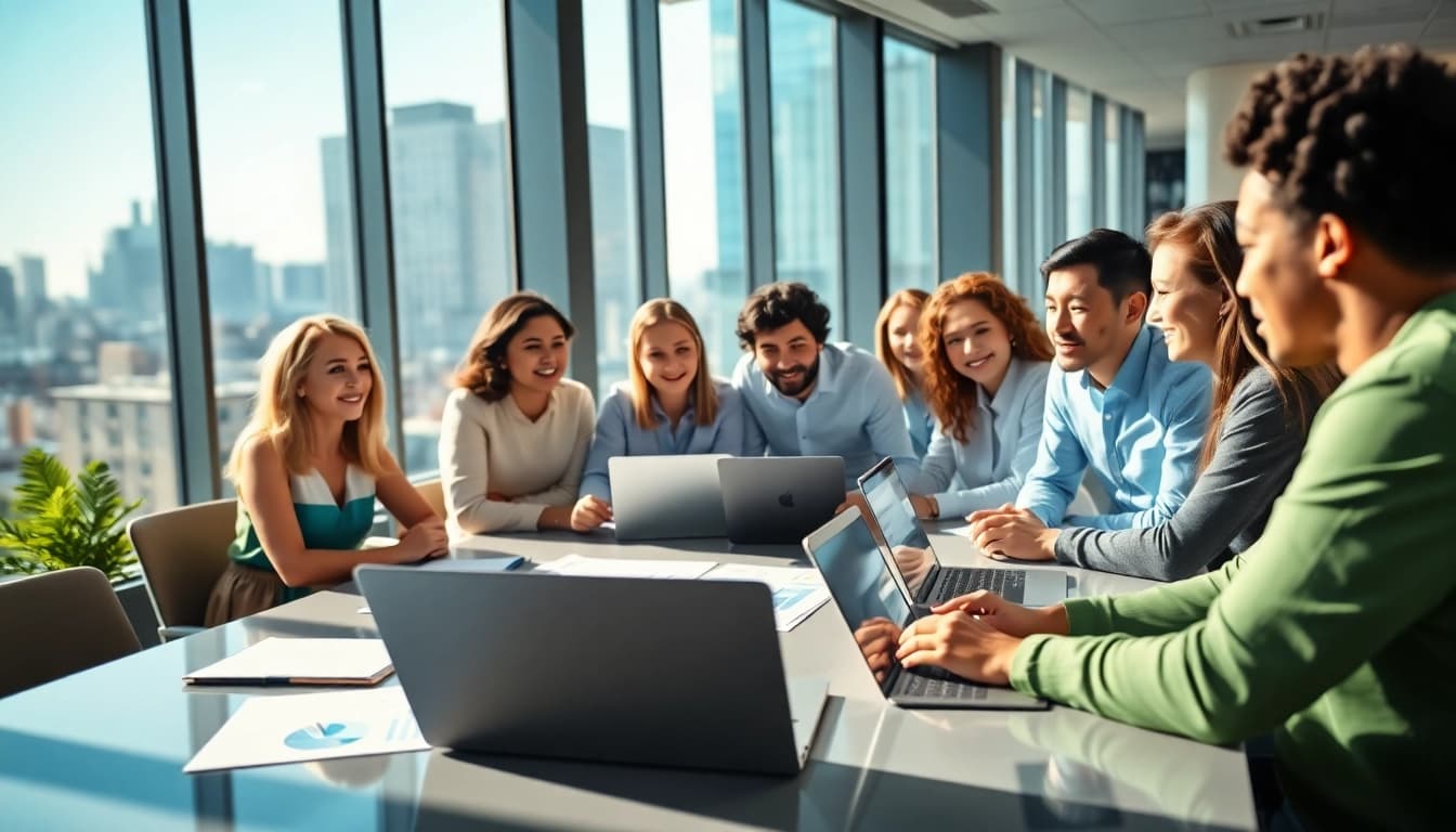 Collaboration among diverse professionals across the UK, showcasing teamwork and innovation.