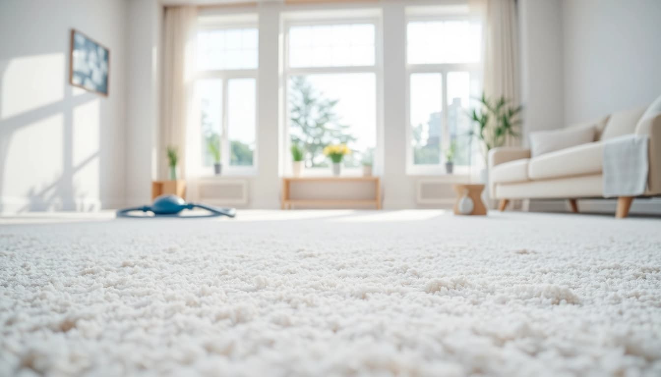 Expert carpet cleaning services in Glasgow showcasing a fresh, spotless room.