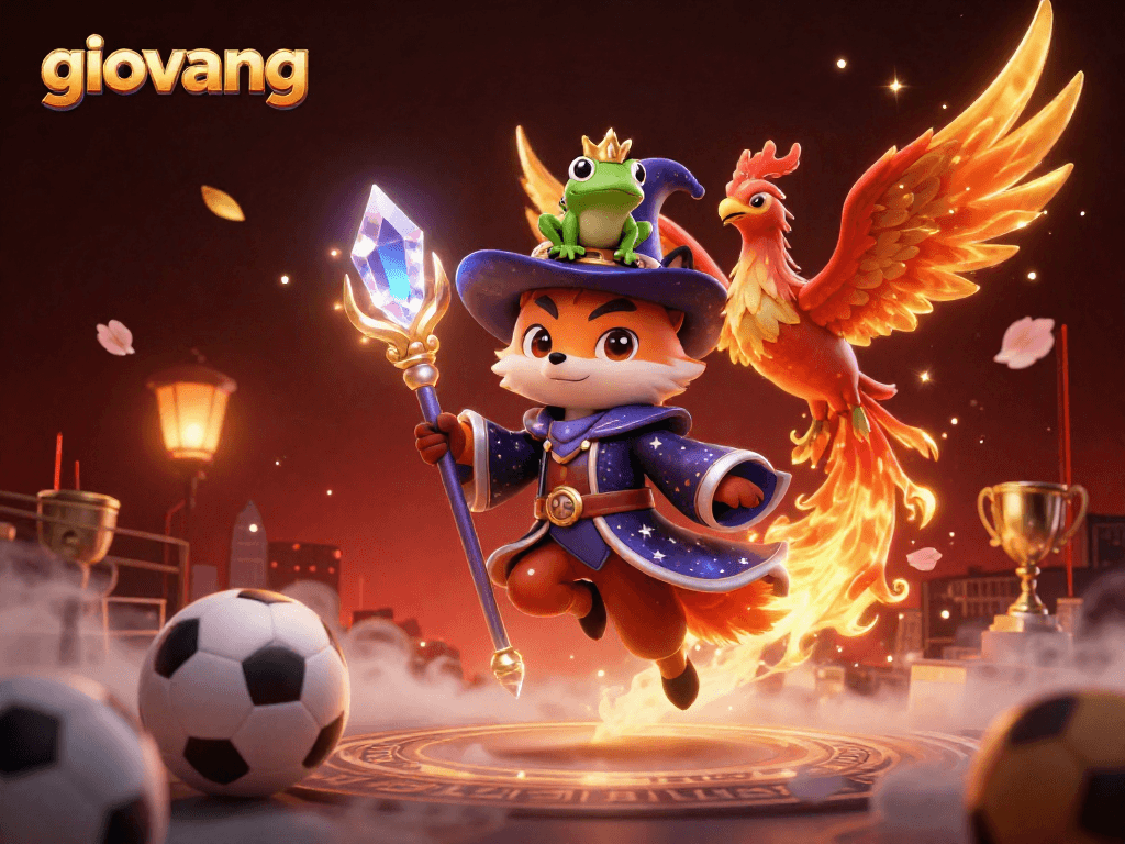 Experience thrilling sports betting with giovang's dynamic celebration of championships and victory.