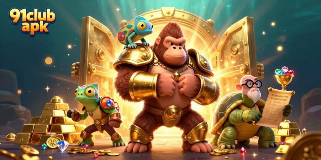Engage with exciting challenges in the 91club apk, showcasing a fun-filled gambling adventure.