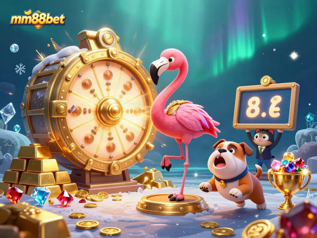 Engage with the thrilling world of mm88bet featuring a vibrant casino game show scene.