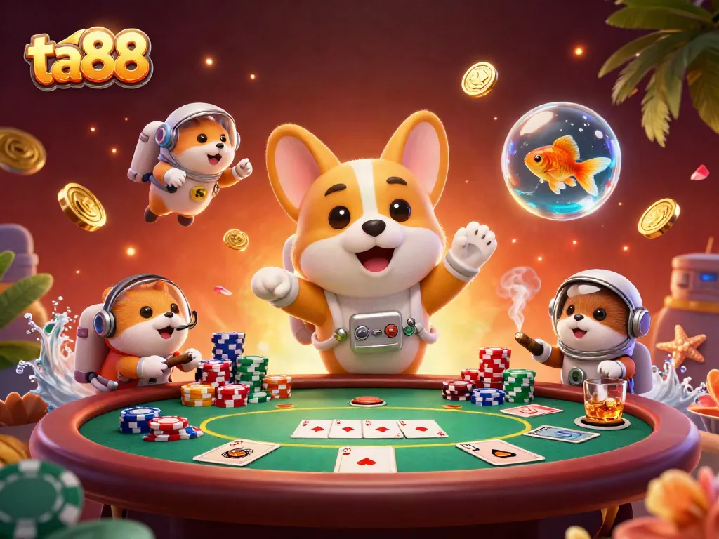 Experience thrilling gaming moments with ta88 in a vibrant digital casino scene.