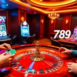 Engaging scene of players at a roulette table, showcasing the excitement of 789bet.com gaming.