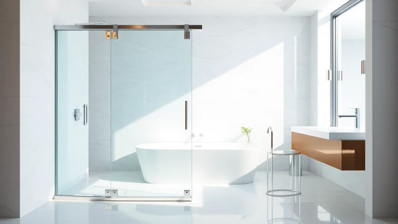 Enhancing Your Bathroom with Stylish Shower Sliding Doors