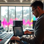 Enhance your tracks with expert online mastering services in a modern studio setting.