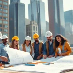 New York Commercial General Contractor overseeing a construction project in Manhattan.