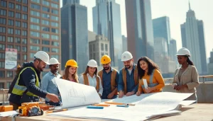 New York Commercial General Contractor overseeing a construction project in Manhattan.