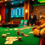 SX88 players engaging with casino games, showing cards, chips, and a roulette wheel in action.
