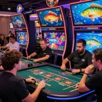 Exciting scene at fun 79 online casino featuring players immersed in thrilling fishing games.