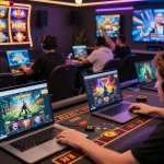 B52 online gaming platform showcasing diverse games, exciting user interactions, and vibrant atmosphere.