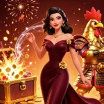 Experience thrilling gaming at b52 club with our dynamic 3D casino illustration showcasing lady luck and adventure.