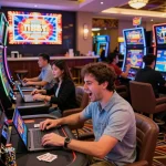 Engaging online gambling activities at TT88 showcasing diverse players and vibrant casino atmosphere.