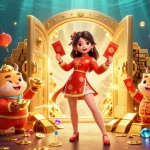 Experience thrilling wins with 99WIN in this vibrant, festive 3D casino illustration.