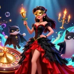 Experience thrilling gameplay with Go88 featuring stunning characters, golden coins, and vibrant casino elements.