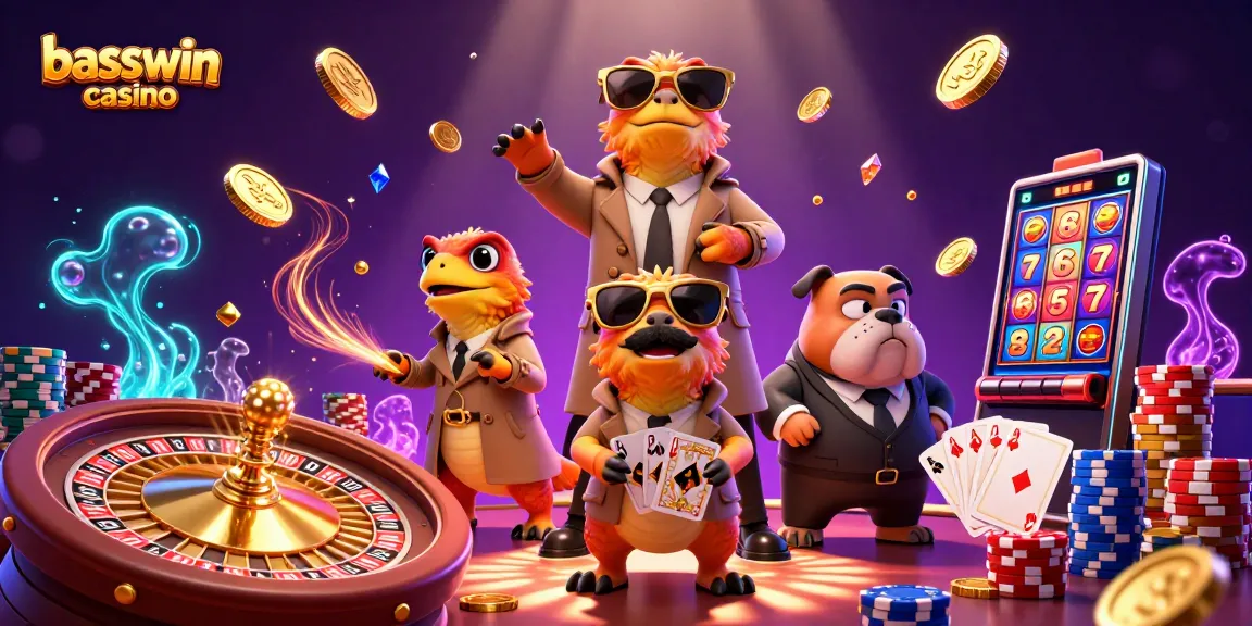 Engaging scene at basswin casino with raptors in disguise and casino elements.
