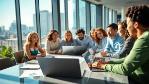 Collaboration among diverse professionals across the UK, showcasing teamwork and innovation.