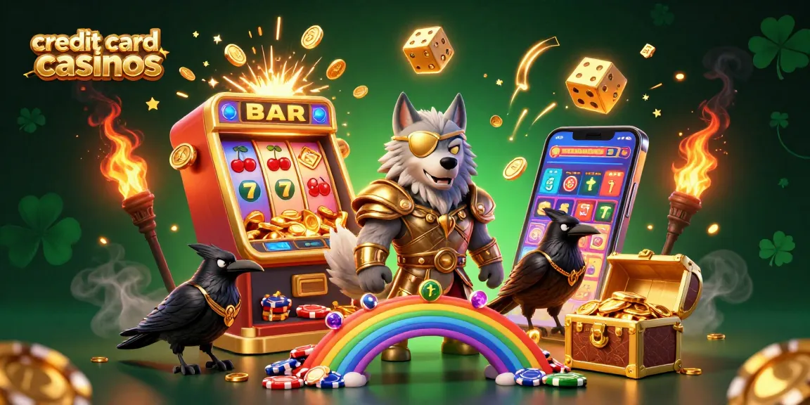 Experience the excitement of credit card casinos with Odin and his ravens amidst exploding jackpots and golden treasures.