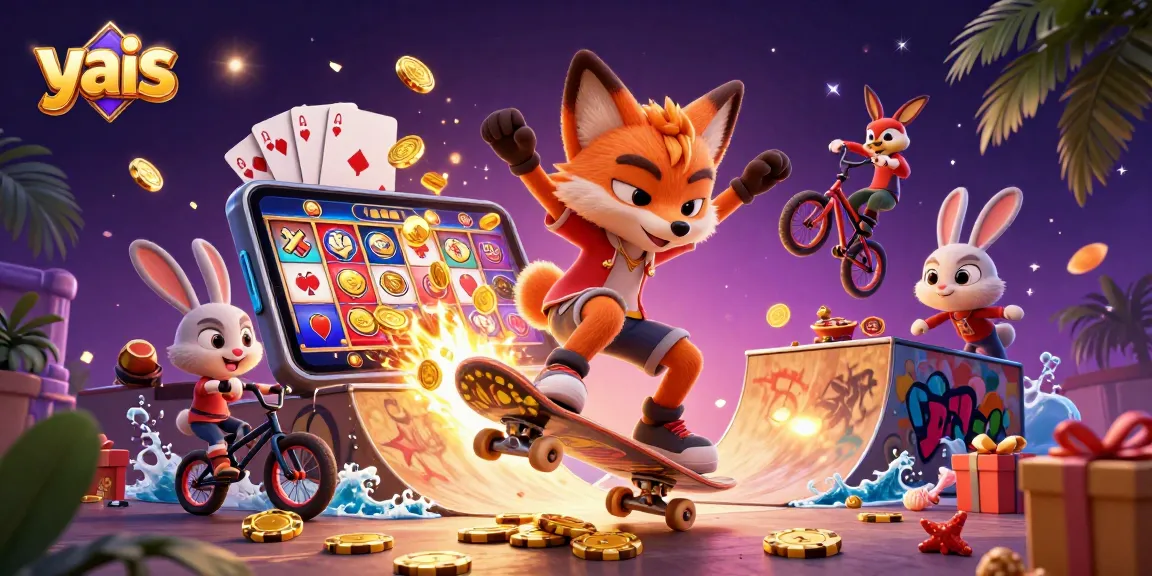 yais entertains players with dynamic casino fun featuring vibrant 3D characters and engaging gameplay elements