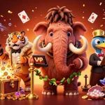 Engage with tỷ lệ kèo nhà cái at this vibrant casino scene featuring exotic characters and dynamic game elements.