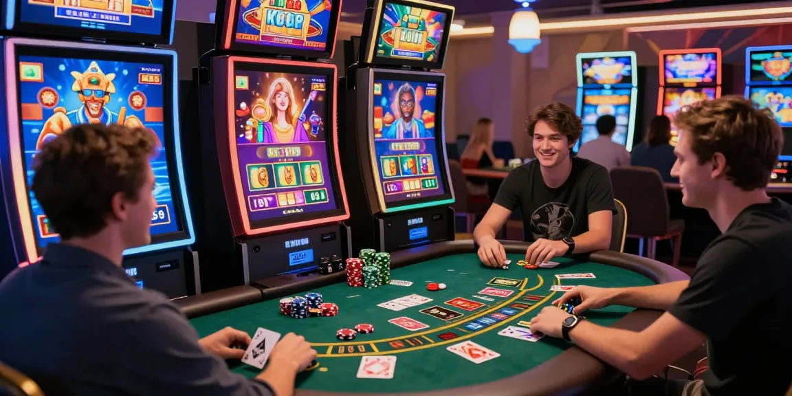Engaged players enjoying casinos that accept credit cards with Visa and Mastercard, showcasing excitement in online gaming.