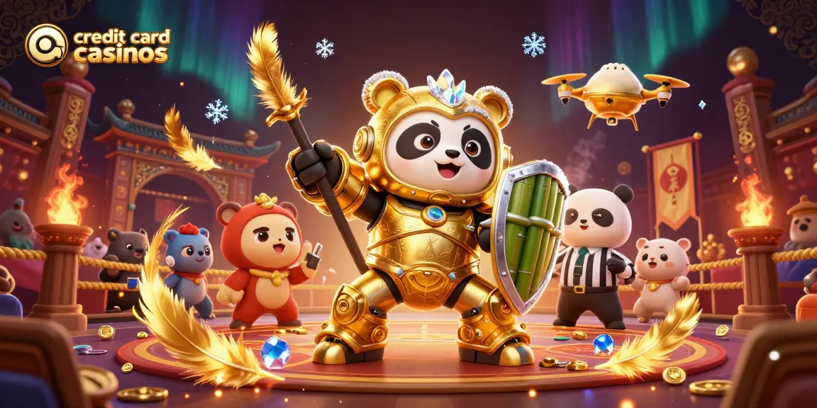 Engage with credit card casinos in thrilling 3D action featuring vibrant characters and casino elements.